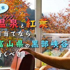 【提案】温泉と紅葉目当てなら富山県の黒部峡谷に行くべき！