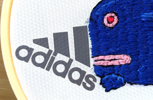 Nike 有名ロゴと人気キャラクターを刺繍で勝手にコラボさせてみた Adidas オモコロ