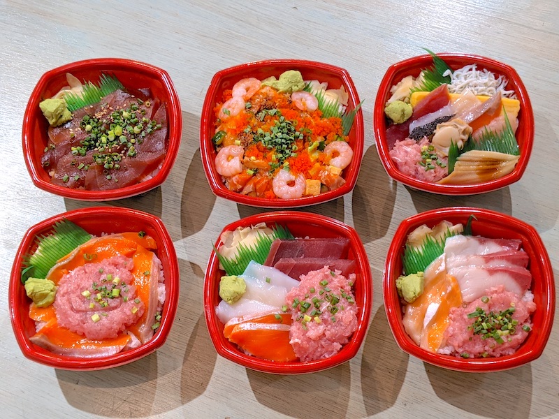【海鮮丼】普段頼んでいる丼丸を見せ合う日【サーモンネギトロ丼】 | オモコロブロス!