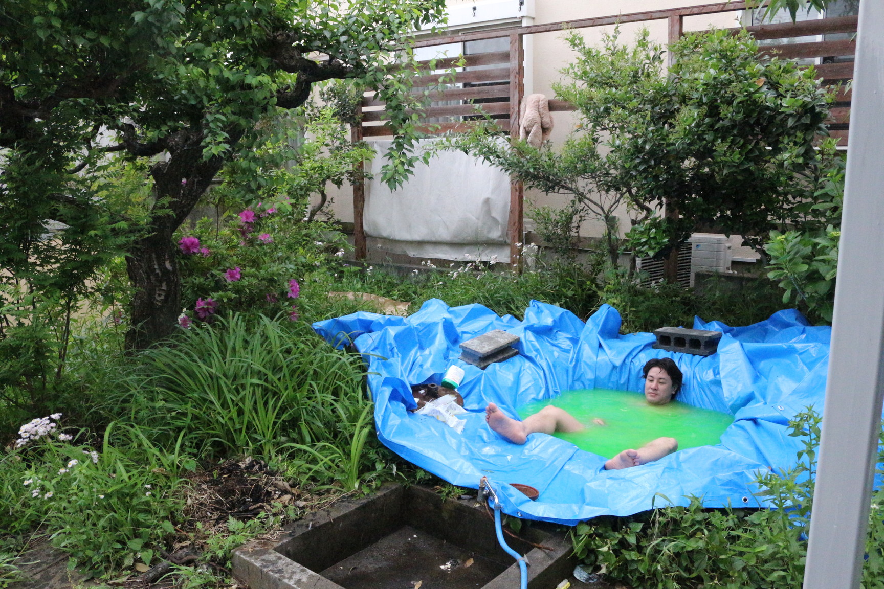 簡単激安 １万円で自宅に露天風呂を作る方法 オモコロ